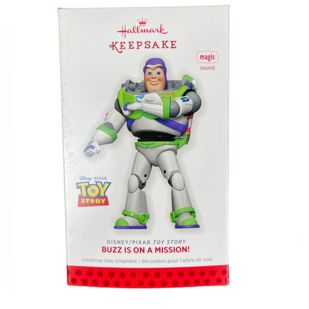 Disney Toy Story Buzz is on Mission Hallmark Keepsake Christmas Ornament NWT